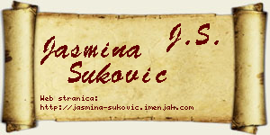 Jasmina Šuković vizit kartica